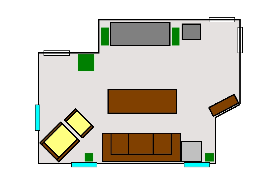 This is the room plan view. 