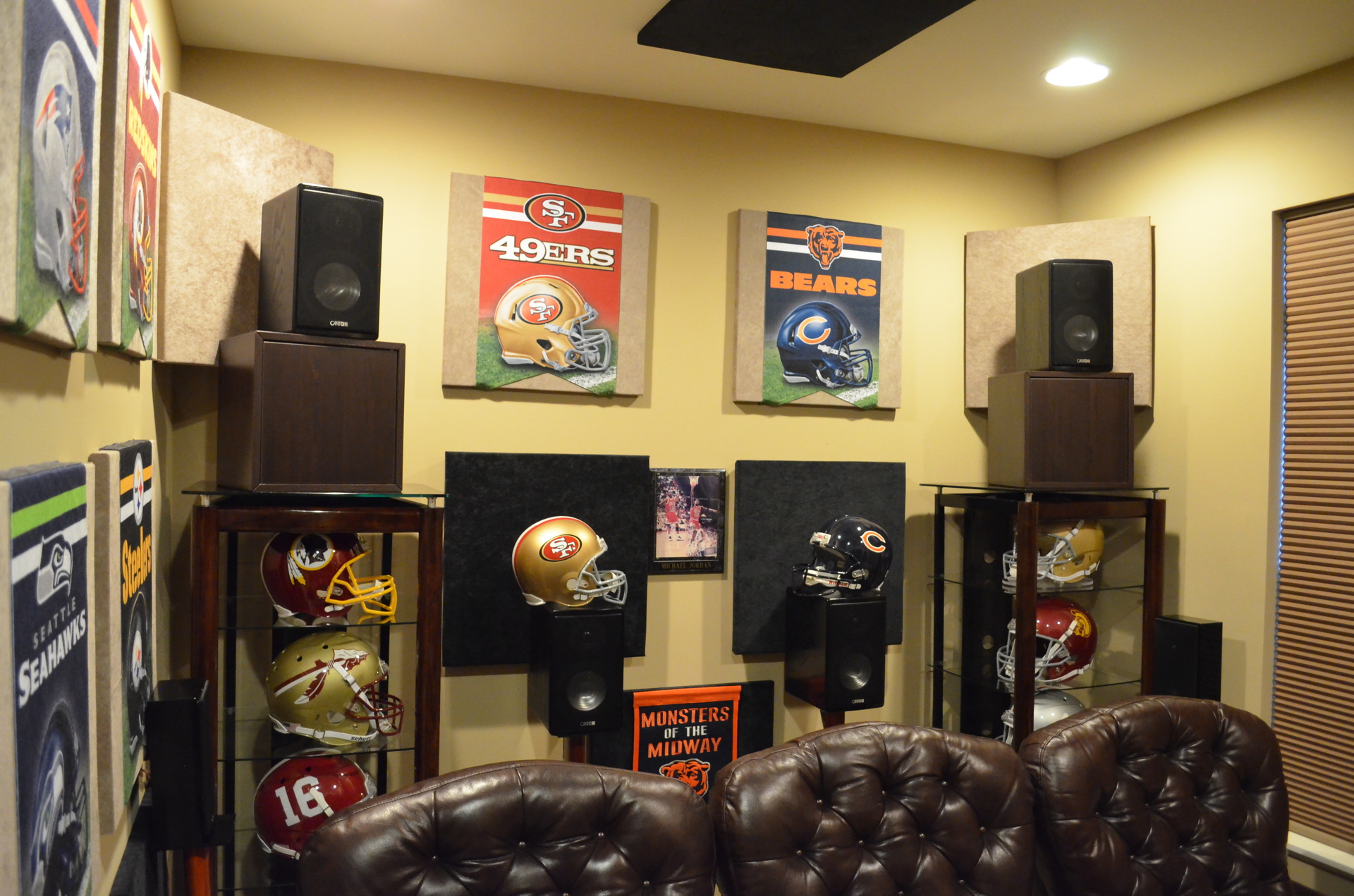 Redskins Man Cave Theater