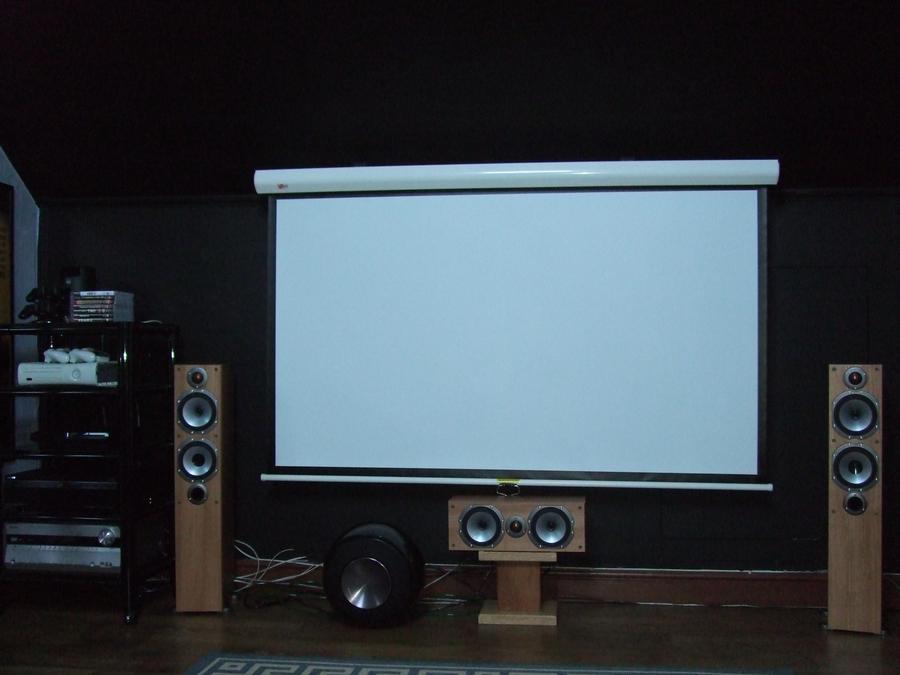 My Home Cinema Setup in Converted Loft Space