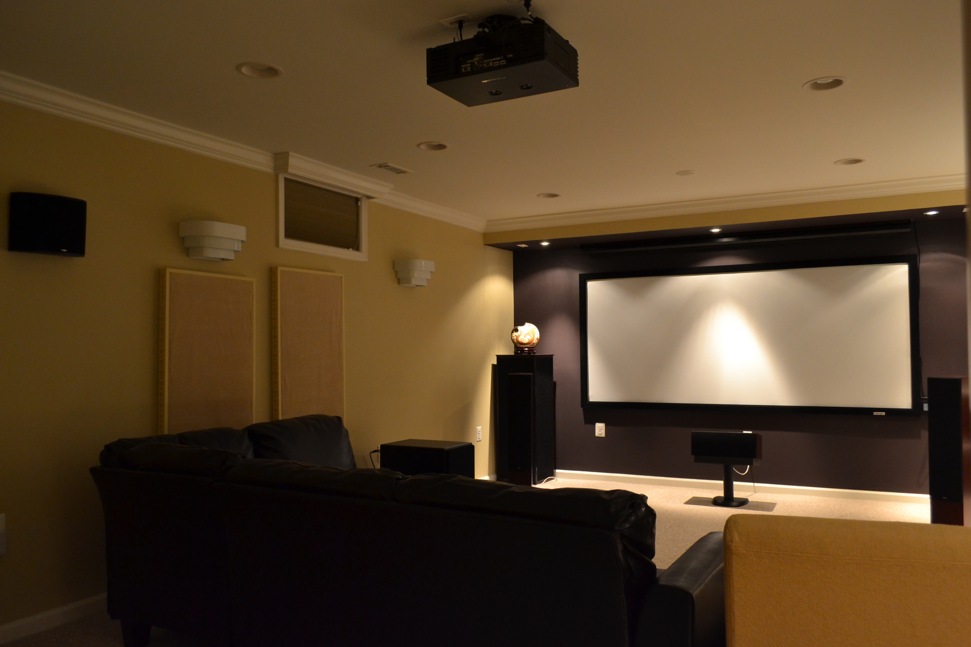 home theater screen