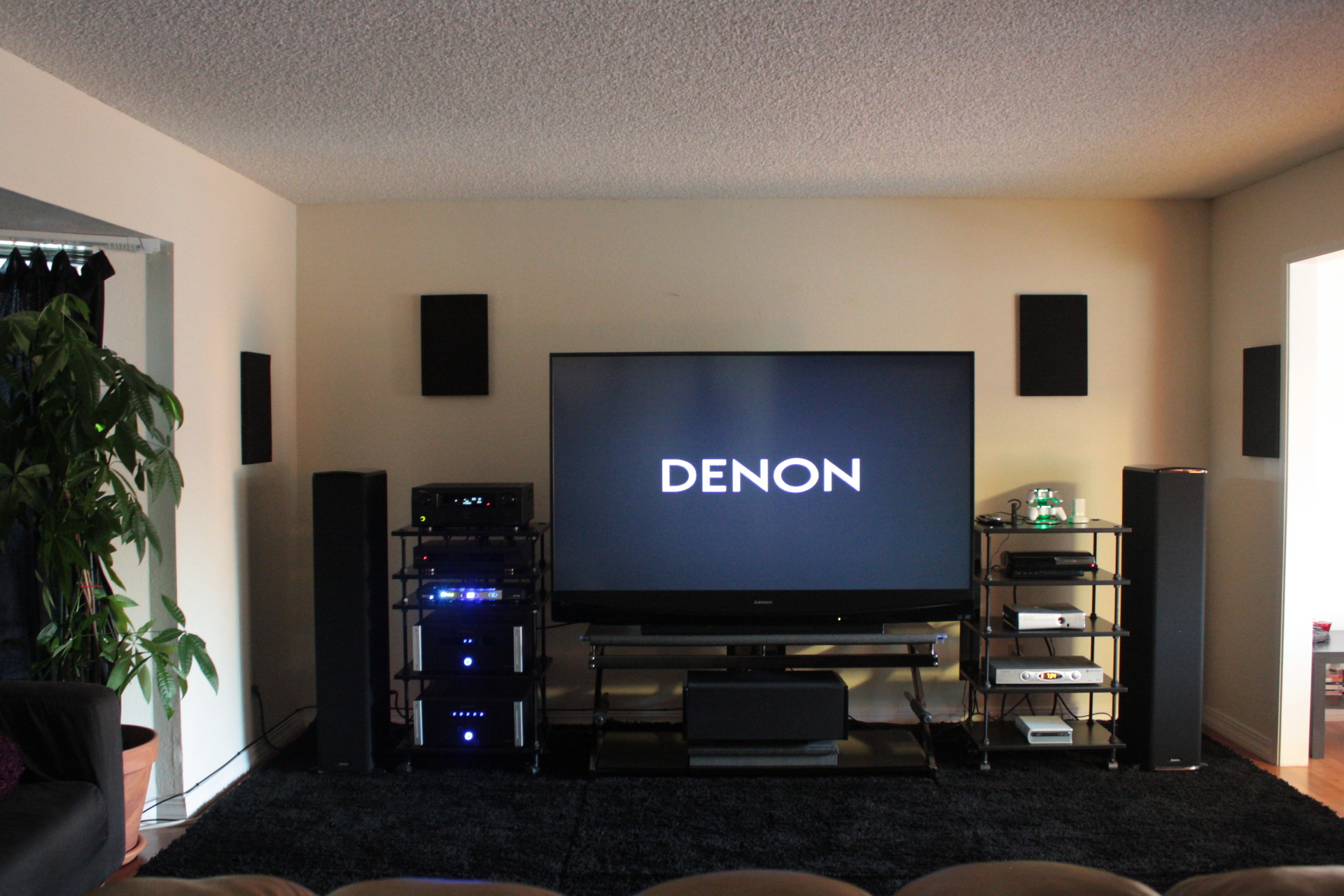 definitive technology home theater setup