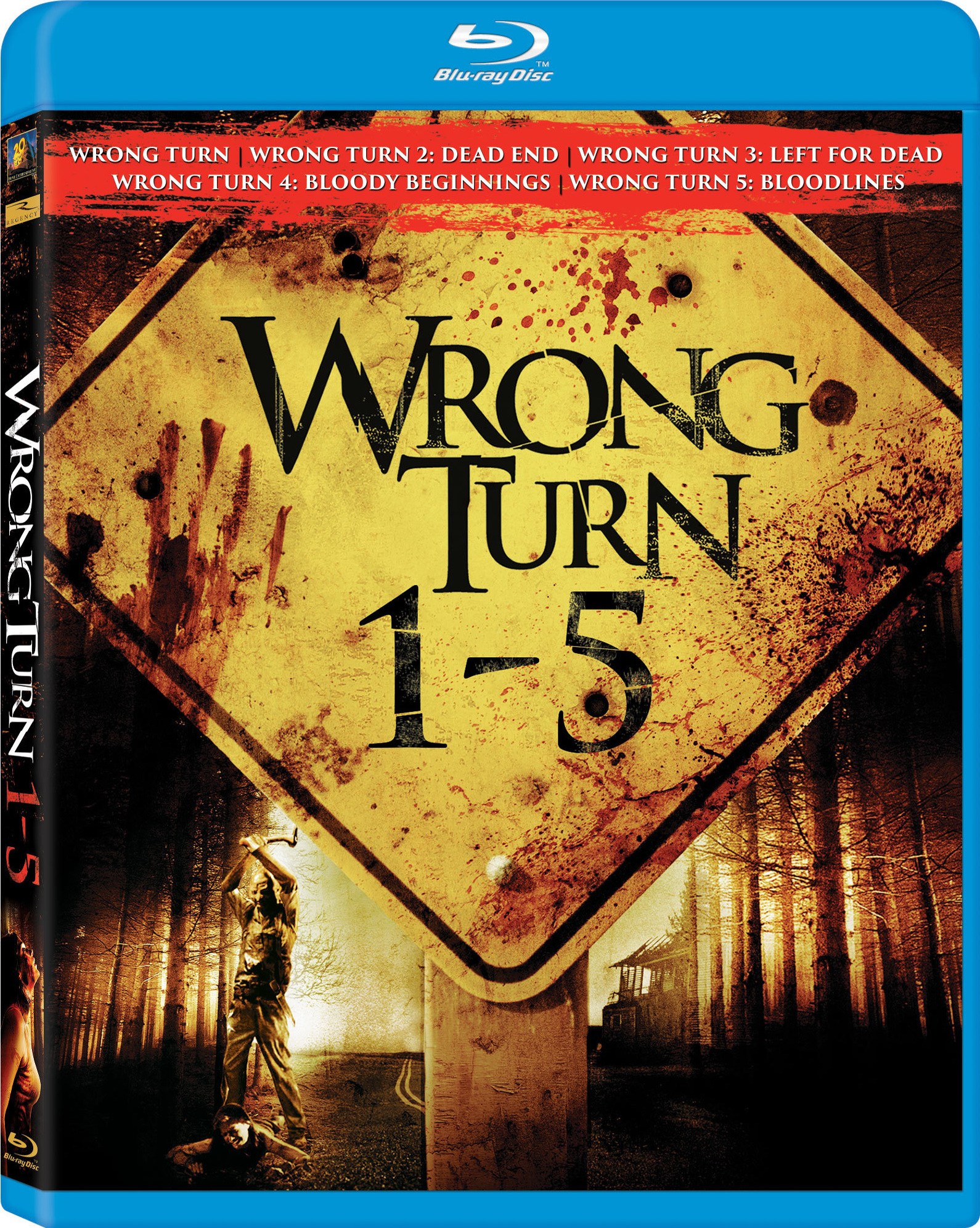 Wrong Turn Collection 1-6 (2003-2014) Camino Hacia el Terror: Colección de 6 Películas (2003-2014) [AC3 5.1/2.0 + SRT/SUB + IDX] [DVD-RIP]  111202_front