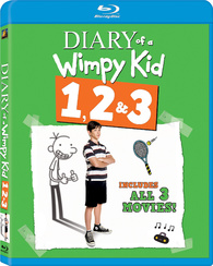 Diary of a Wimpy Kid 1, 2 and 3 Blu-ray