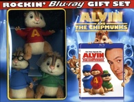 Alvin and the Chipmunks Rockin' Blu-ray Gift Set with Chipmuck Plush ...