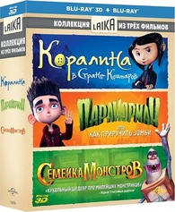 Laika 3D Collection: Coraline / ParaNorman / The BoxTrolls Blu-ray ...