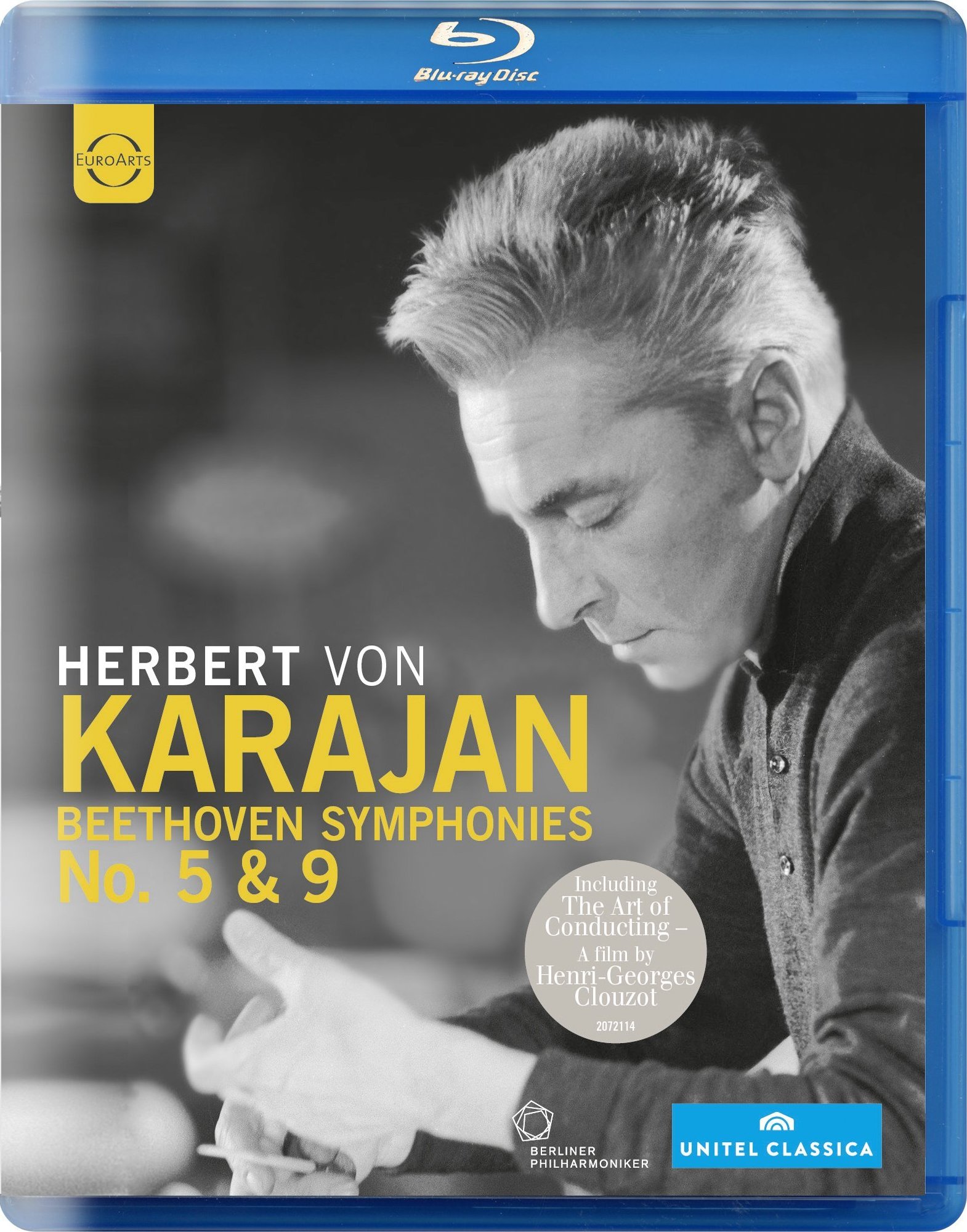 Beethoven: Symphonies 5 and 9 Blu-ray (Herbert von Karajan