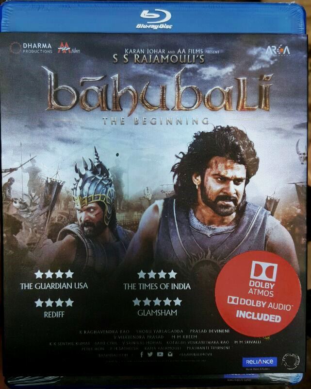 Baahubali The Beginning Blu ray Hindi India