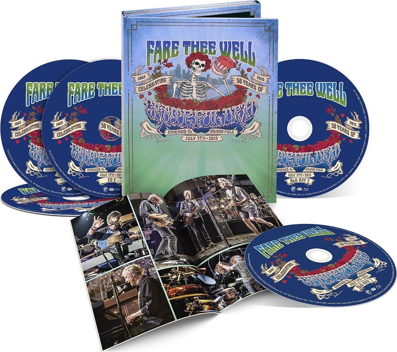 Fare Thee Well Blu-ray (Celebrating 50 Years of The Grateful Dead)