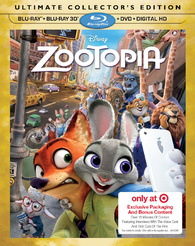 Zootopia 2016 Disney Blu-ray DVD Digital HD With Target Slipcover for sale  online