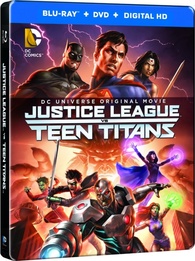 Justice League vs Teen Titans Blu-ray (Target Exclusive SteelBook)