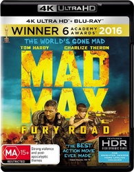 mad max fury road 4k ultra hd blu-ray