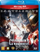 Captain America: Civil War 3D (Blu-ray Movie)