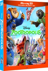 Zootropolis 3D (Blu-ray Movie)