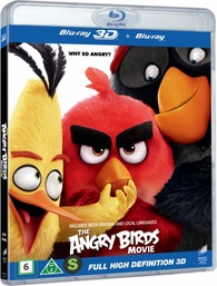 The Angry Birds Movie 3D Blu-ray (Blu-ray 3D + Blu-ray) (Denmark)