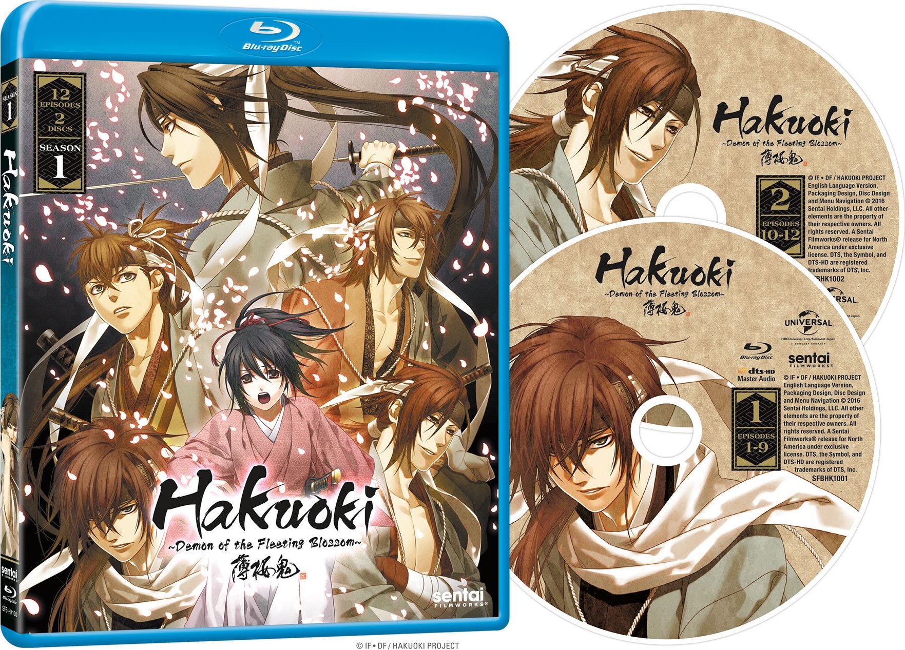Hakuoki: Demon of the Fleeting Blossom: Season 1 Blu-ray Release Date
