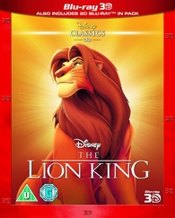 The Lion King 3D Blu-ray (Limited Edition Artwork Sleeve) (United Kingdom)