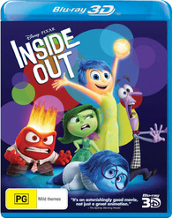 Inside Out 3D Blu-ray (PIXAR) (Australia)