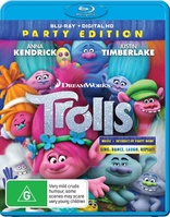 Trolls Blu-ray (Party Edition) (Australia)