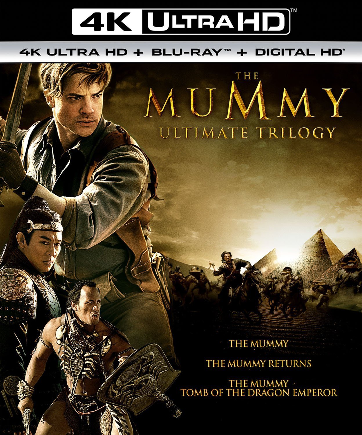 The Mummy Ultimate Trilogy (1999-2008) La Momia: Trilogía + El Rey Escorpión (1999-2008) [DTS/AC3 5.1 + SUP] [Blu Ray-Rip] 174442_front