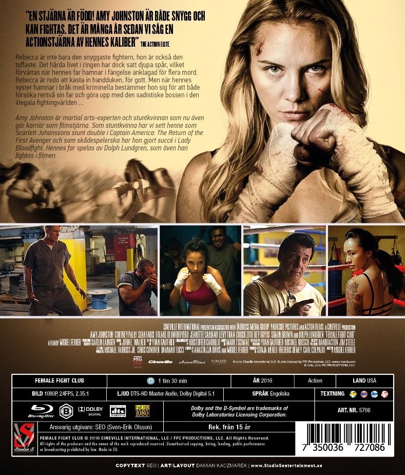 Female Fight Club Blu-ray (Sweden)