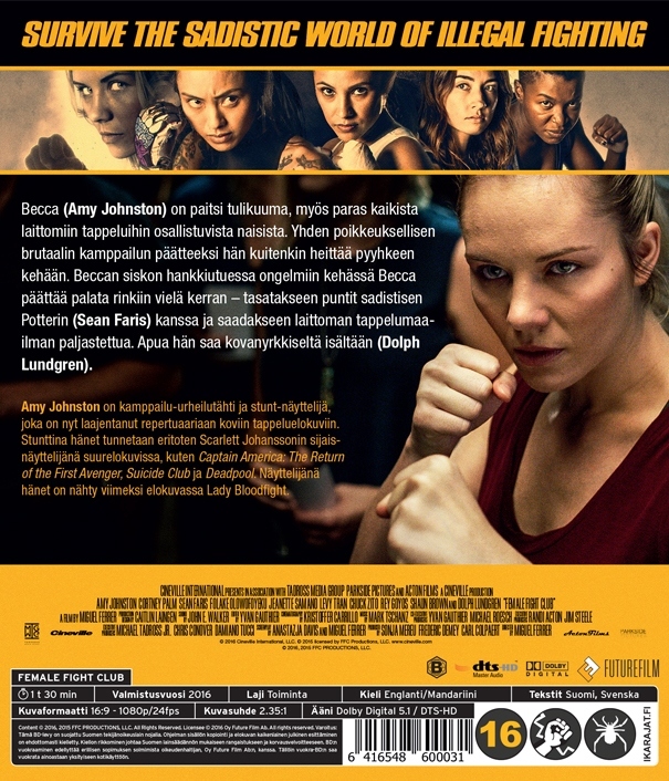 Female Fight Club Blu-ray (Finland)