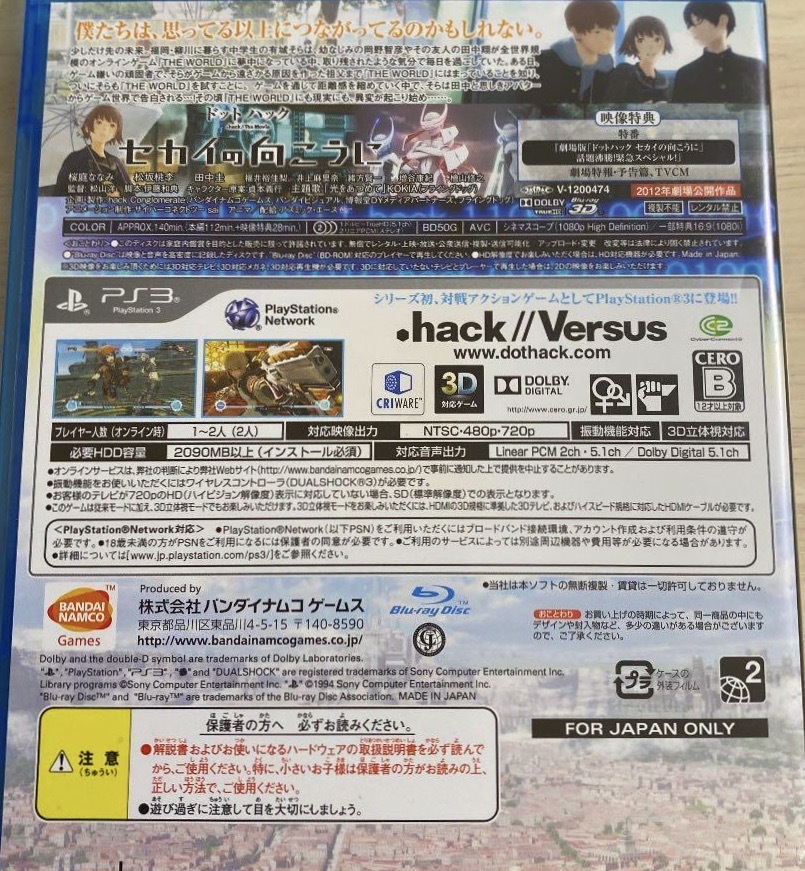 hack//The Movie: Sekai no Mukou ni 