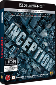 Inception 4K Blu-ray Release Date December 5, 2017 (4K Ultra HD + Blu ...