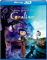 Coraline Blu-ray (Blu-ray + DVD + Anaglyph 3D)