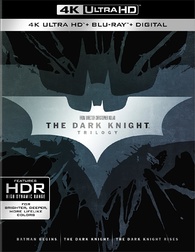 The Dark Knight Trilogy 4K Blu-ray (Batman Begins / The Dark Knight / The Dark  Knight Rises)