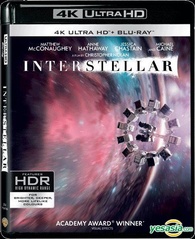 Interstellar 4K Blu-ray (4K Ultra HD + Blu-ray) (Hong Kong)