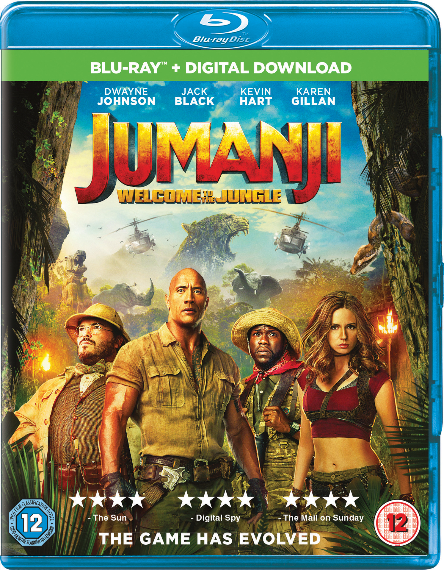 Jumanji: Welcome to the Jungle (2017) Jumanji: Bienvenidos a la Jungla (2017) [AC3 5.1 + SUP] [Blu Ray] 195369_front
