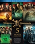 Pirates of the Caribbean 1-5 (Blu-ray)