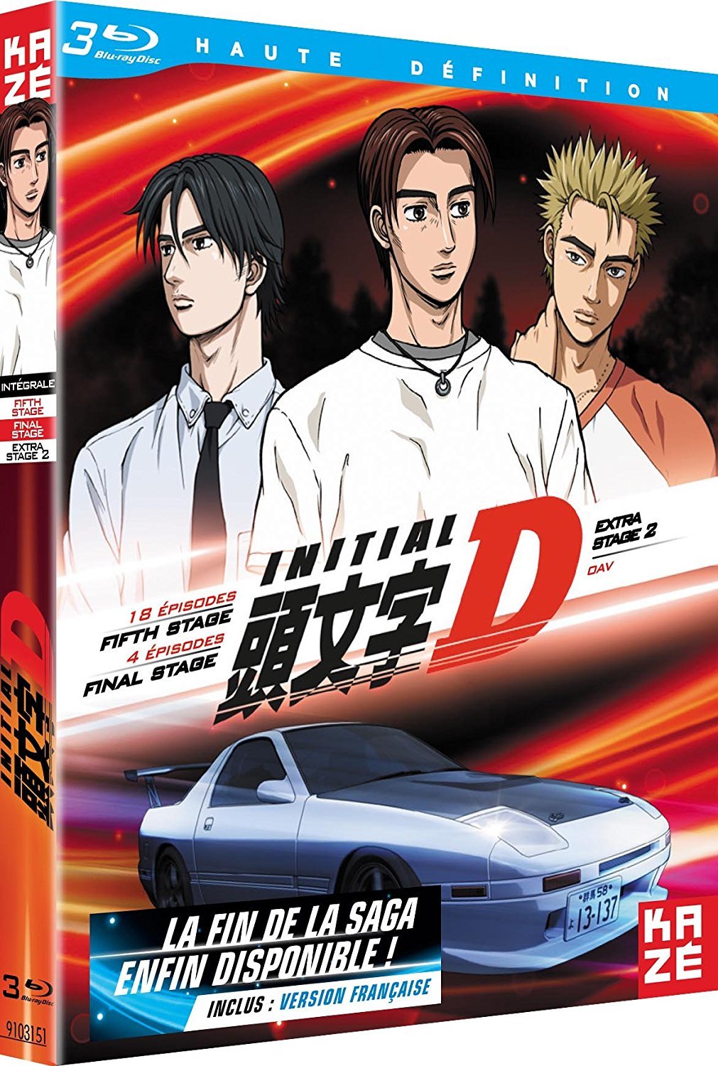 Initial D: Fifth Stage ; Final Stage ; Extra Stage 2 Blu-ray (France)