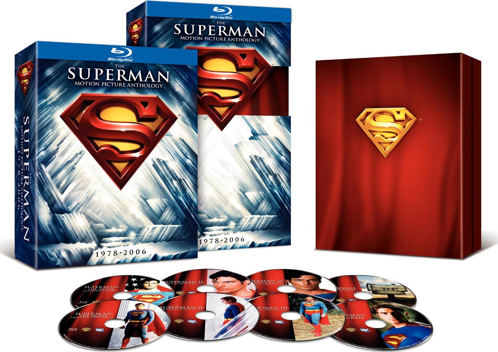 The Superman Motion Picture Anthology Blu-ray Release Date June 7, 2011 ...