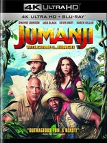 Jumanji: Welcome to the Jungle 4K (Blu-ray Movie), temporary cover art