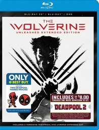 The Wolverine 3D Blu-ray (Unleashed Extended Edition | Includes Two ...