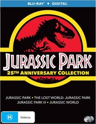 Jurassic Park 4 Movie Collection Blu Ray 25th Anniversary Australia