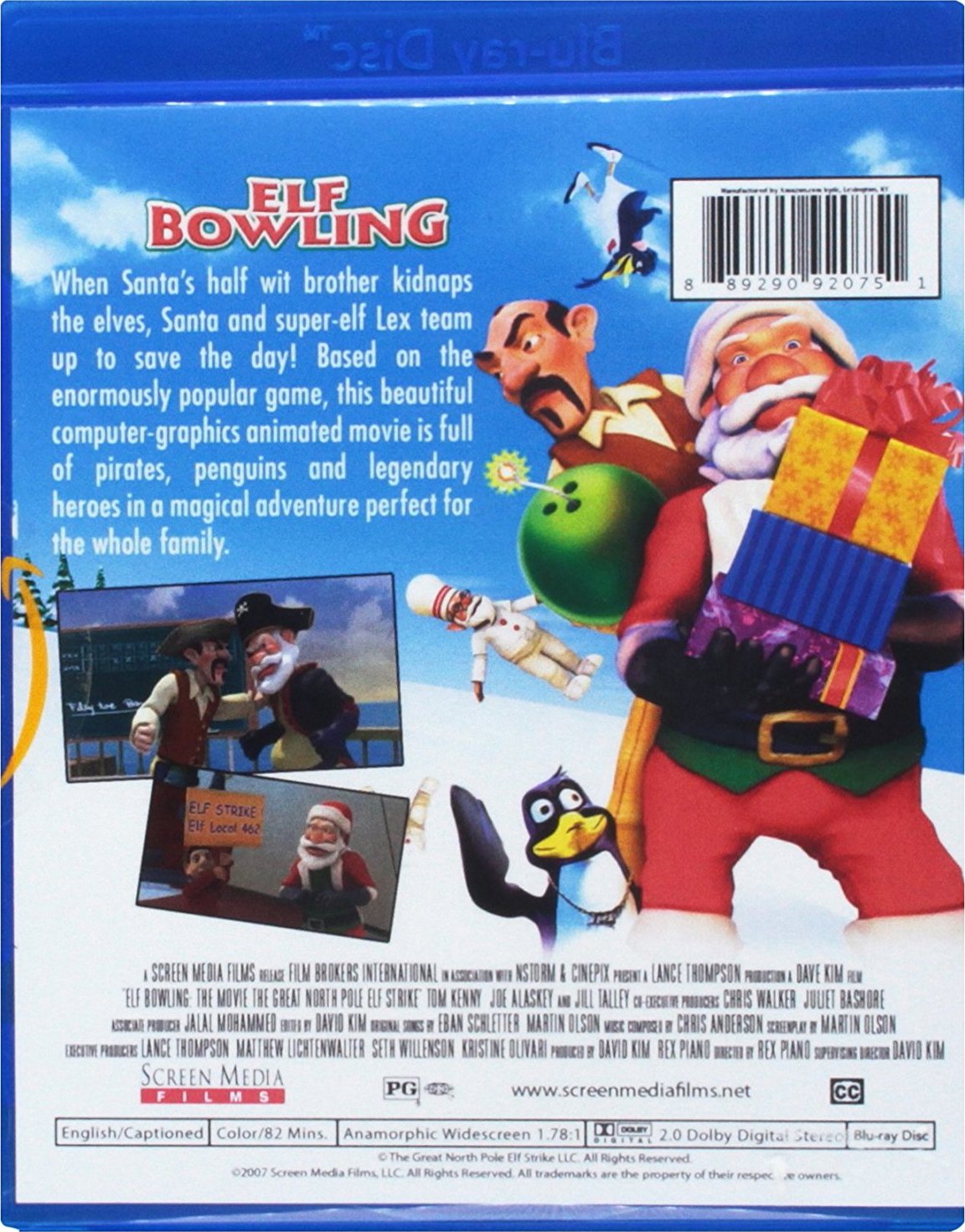 Elf Bowling the Movie The Great North Pole Elf Strike Blu ray