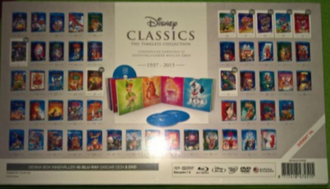 Disney Classics: The Timeless Collection Blu-ray (Elgiganten