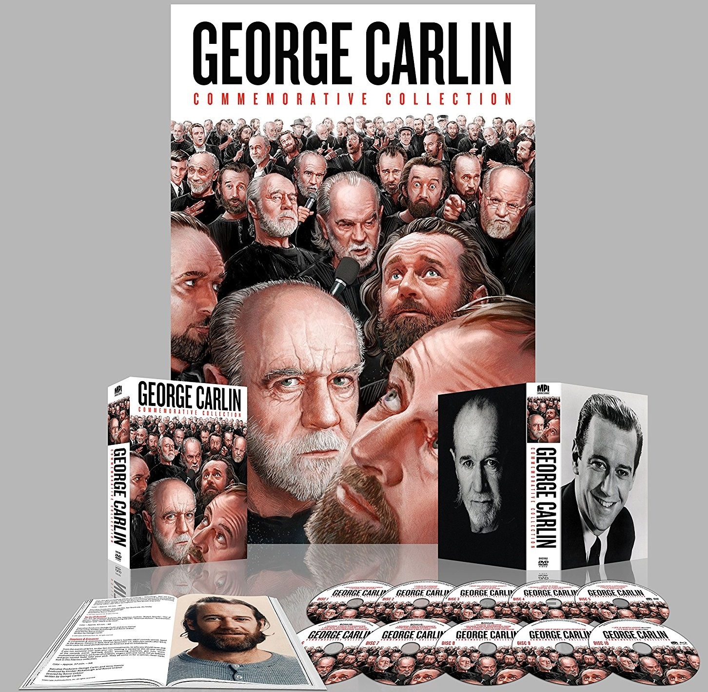 George Carlin Commemorative Collection Blu-ray (Blu-ray + DVD + CD)