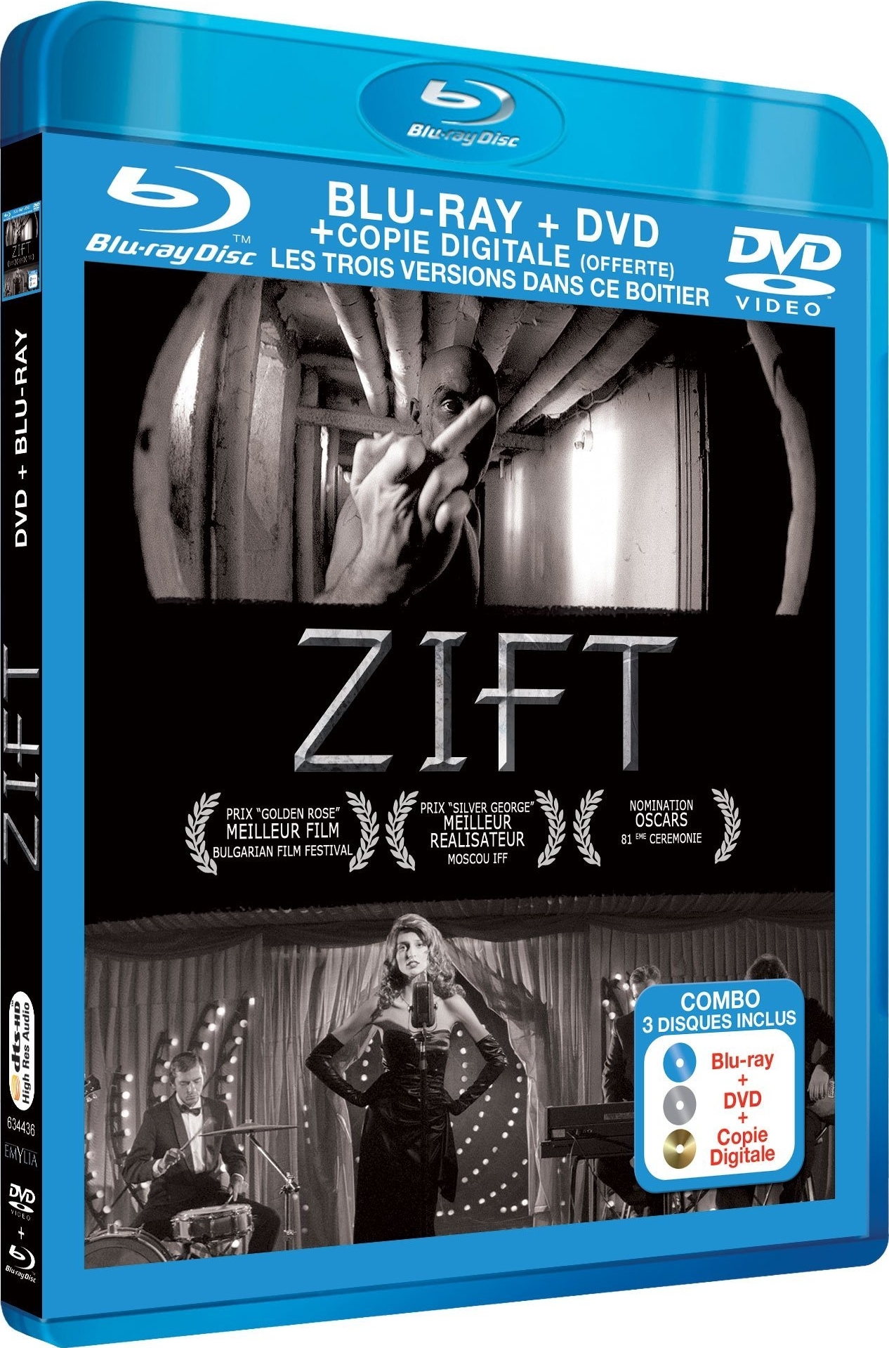 Zift Blu-ray (Blu-ray + DVD + CD + Digital) (France)