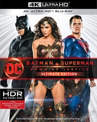 Batman v Superman: Dawn of Justice 4K Blu-ray (plus Theatrical Cut on  standard BD)