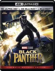 Black Panther 4K Blu-ray (4K Ultra HD + Blu-ray 3D + Blu-ray) (India)