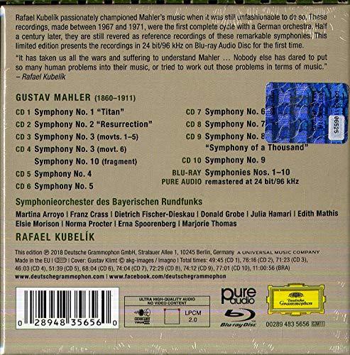 Mahler: 10 Symphonies Blu-ray (Blu-ray Audio | Symphonieorchester