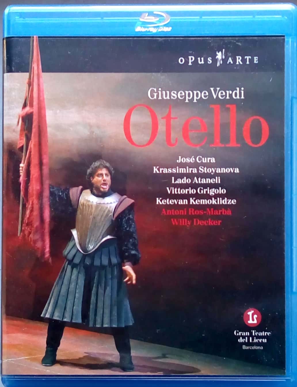 Verdi: Otello Blu-ray (Gran Teatre del Liceu, Barcelona) (Italy)