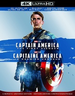 Captain America: The First Avenger 4K (Blu-ray Movie), temporary cover art