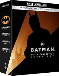Batman 4-Film Collection 4K Blu-ray (Batman / Batman Returns / Batman  Forever / Batman & Robin)