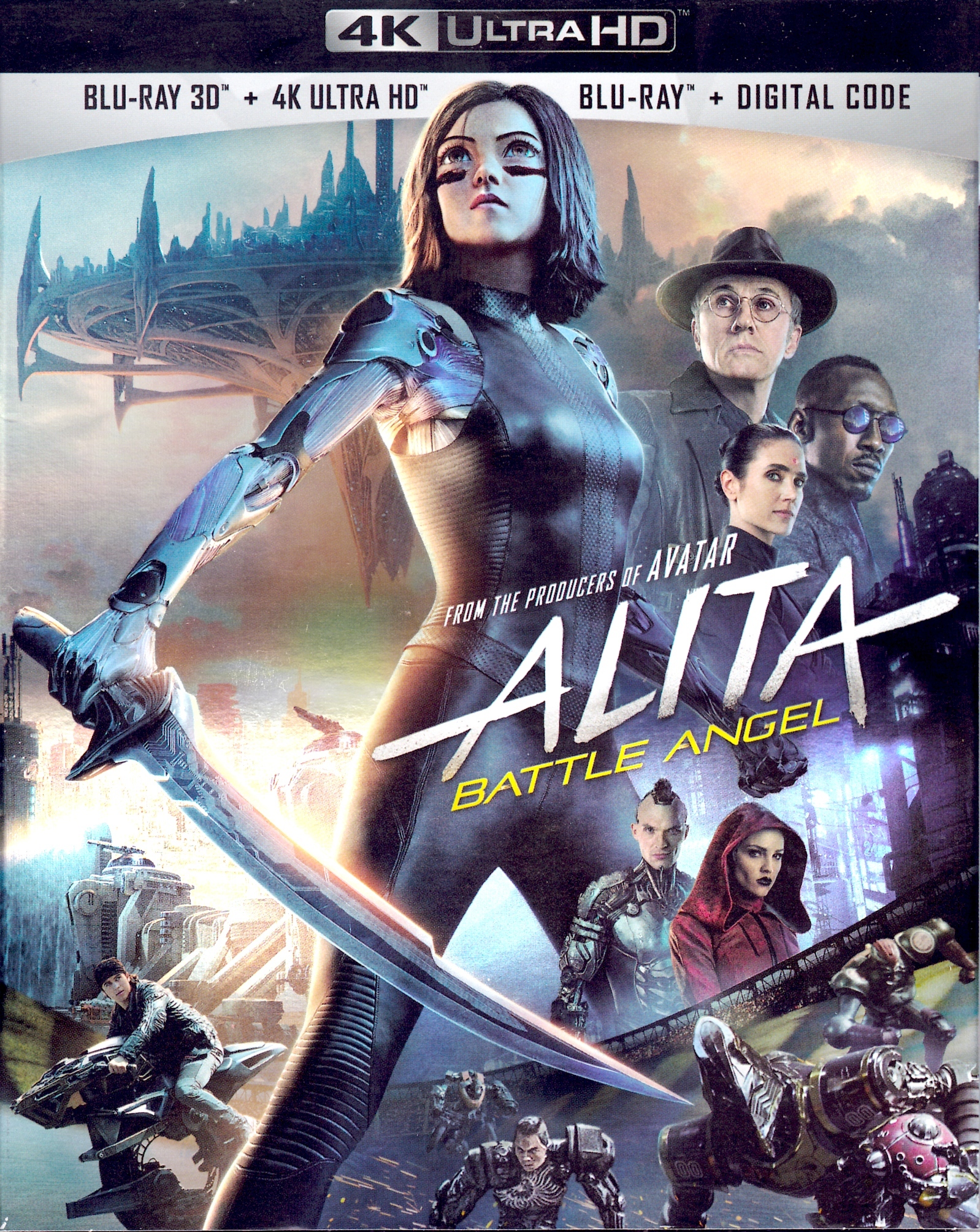 Download Alita: Battle Angel (2019) Dual Audio {Hindi-English} 1080p 10Bit  || 2160p 4k HEVC Bluray Esubs  - 4k Dual Audio Movies, Ultra  HD movies, 1080p Movies, 2160 Movies,
