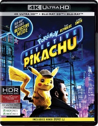 Pokémon: Detective Pikachu 4K + 3D Blu-ray (India)