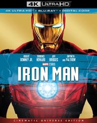 Iron Man 4K Blu-ray (4K Ultra HD + Blu-ray + Digital 4K)